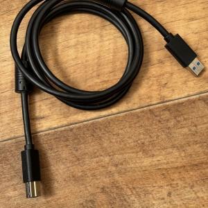 Type 3.0 USB-A to USB-B 1.5m black lead